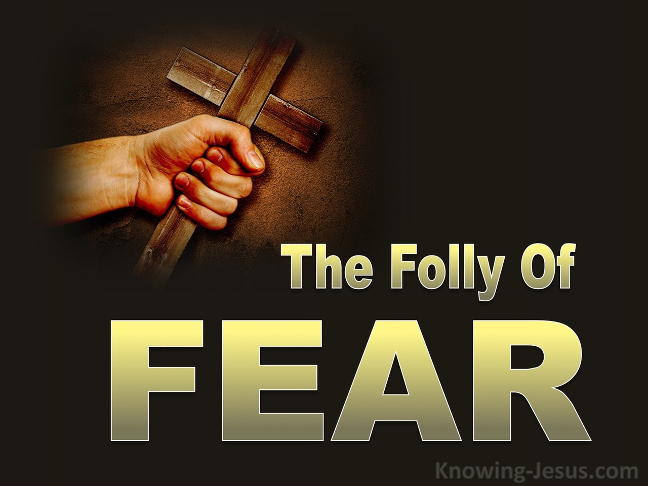 The Folly Of Fear (devotional)06-30 (brown)